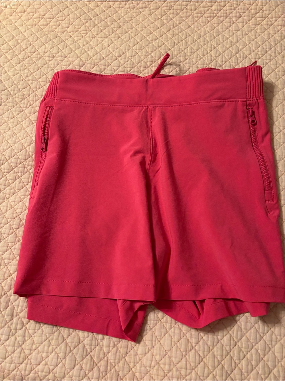 Columbia Women's Hot Pink Shorts with Zipper Pockets